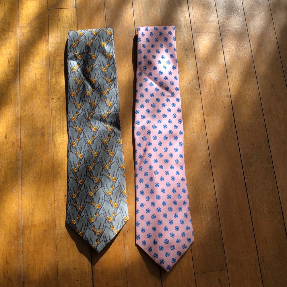 Two Pack Floral Ties